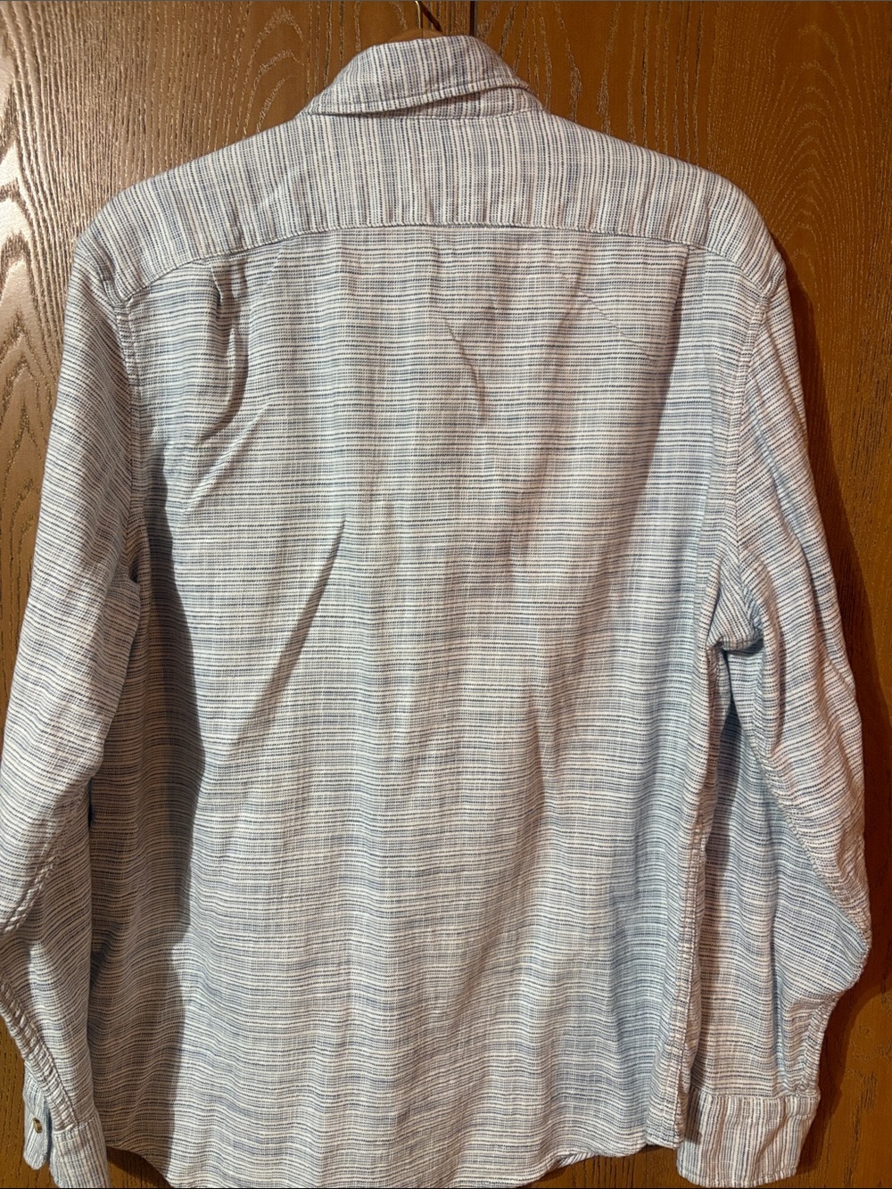 J. Crew Striped Button-Up Shirt in Blue and Cream - Cotton - Picture 6 of 6